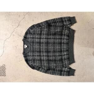Men's Plaid Crewneck Sweater